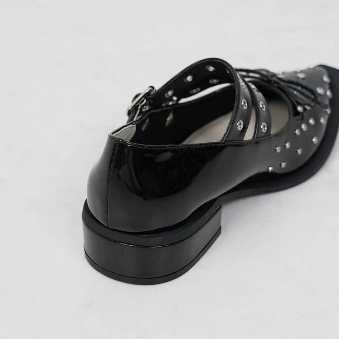 royelma様専用♡Darich♡ダブルベルトフラットシューズ Lサイズ - メルカリ