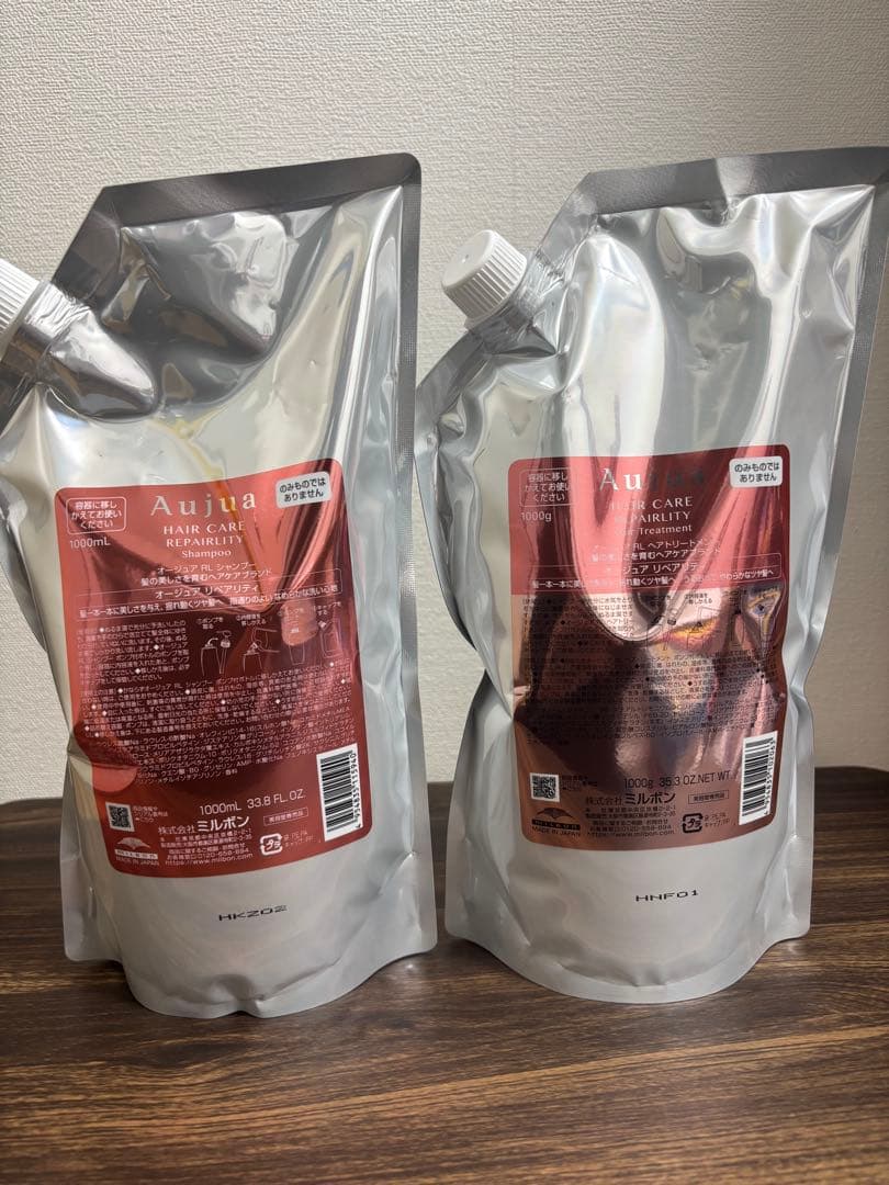 Aujuaオージュアリペアリティシャンプー＆トリートメント詰め替え1L オージュア リペアリティ シャンプー 250mL(250mL オージュア リペア