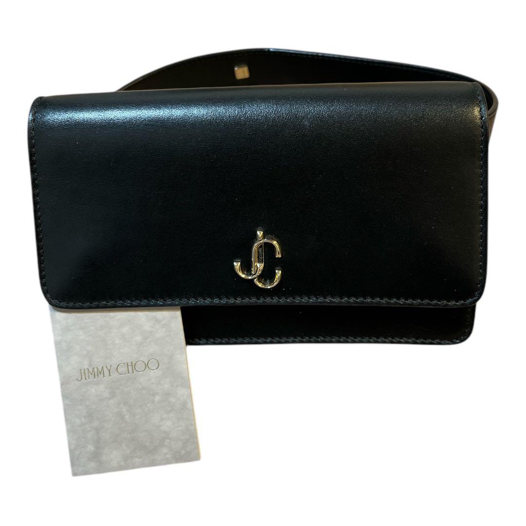 JIMMY CHOO ヴァレンヌ カーフレザー ベルトバッグ ジミー チュー JIMMY CHOO Jimmy Choo ボディバッグ FINSLEY レザー