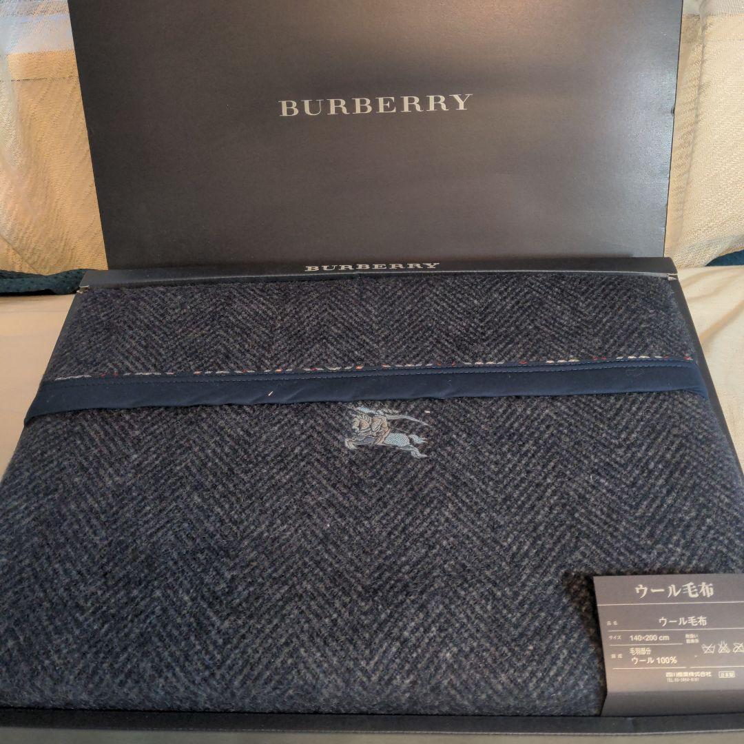 t*n様 BURBERRY ウール毛布 140×200 cm BURBERRY ウール毛布 未使用品 140×200cm ノヴァチェック｜トレファク