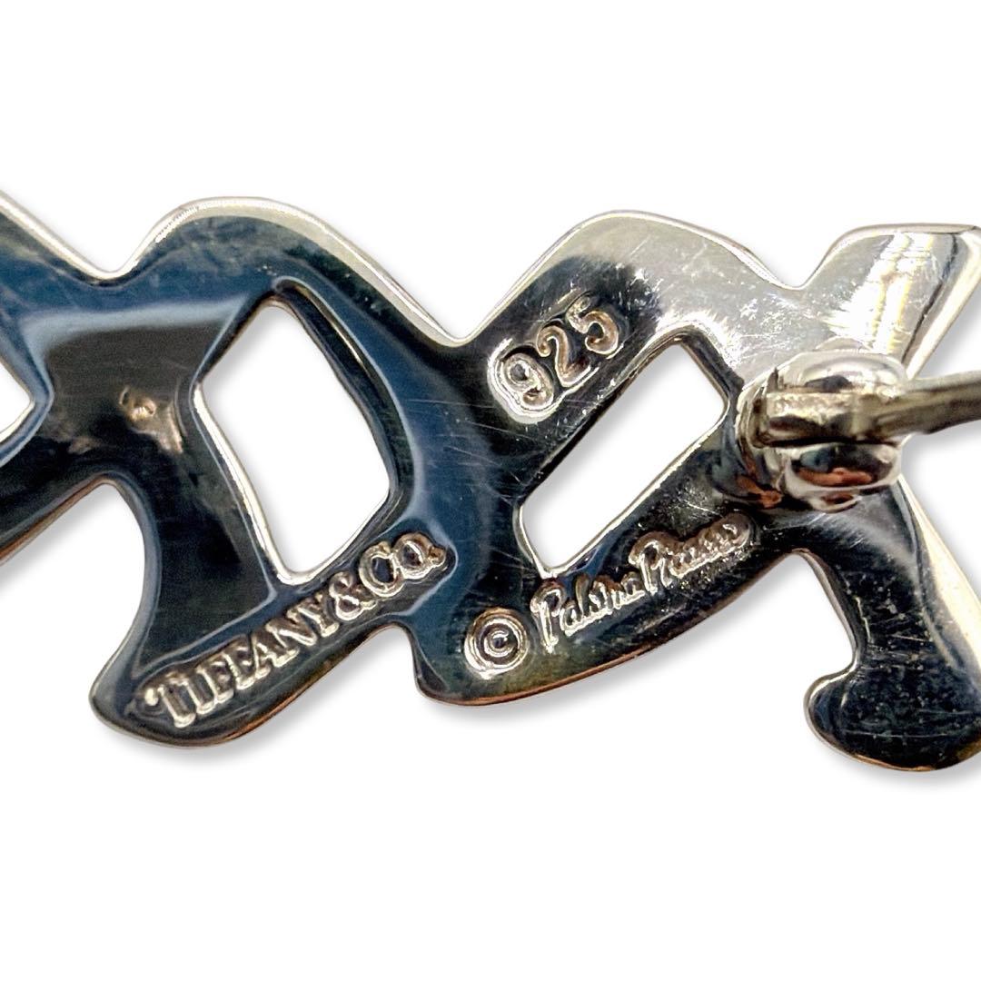 ティファニー ラブ＆キス パロマ・ピカソ ブローチ シルバー 3.94g