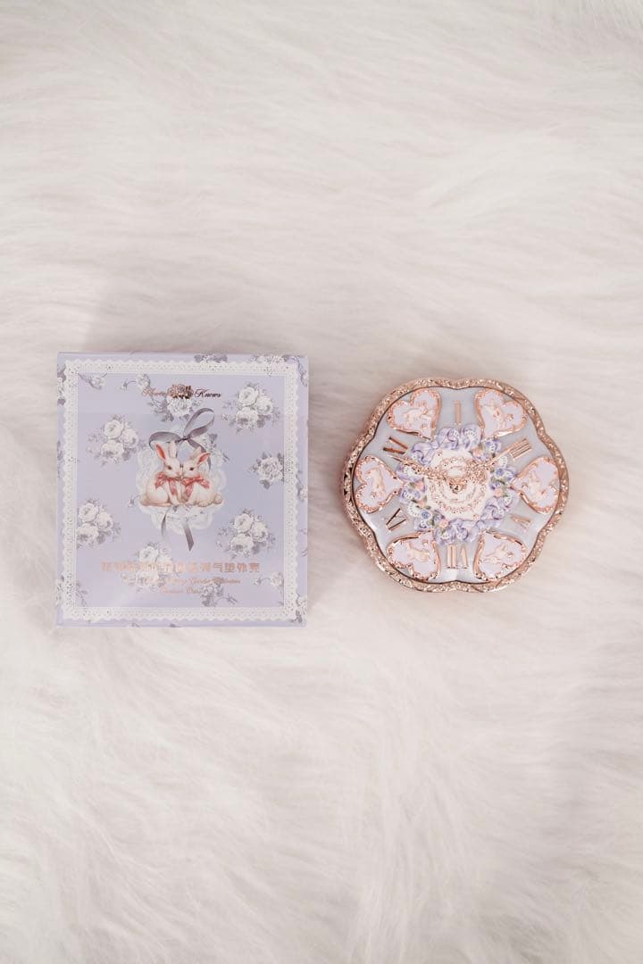 フラワーノーズ バニーガーデン シフォンヴェール クッション