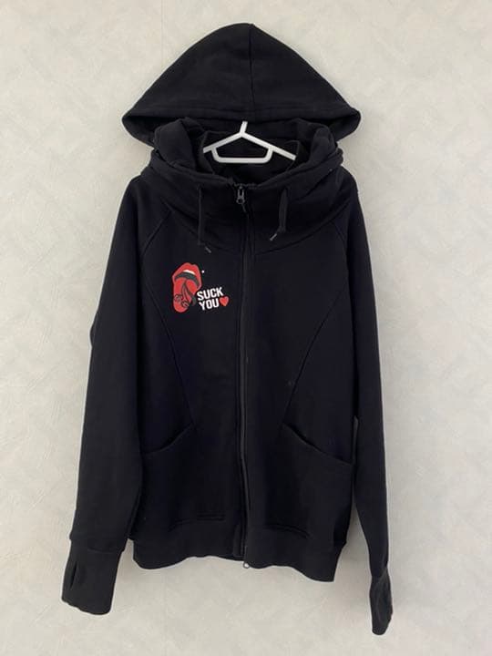 Acid Black Cherry ボリュームネックパーカー フリーサイズ