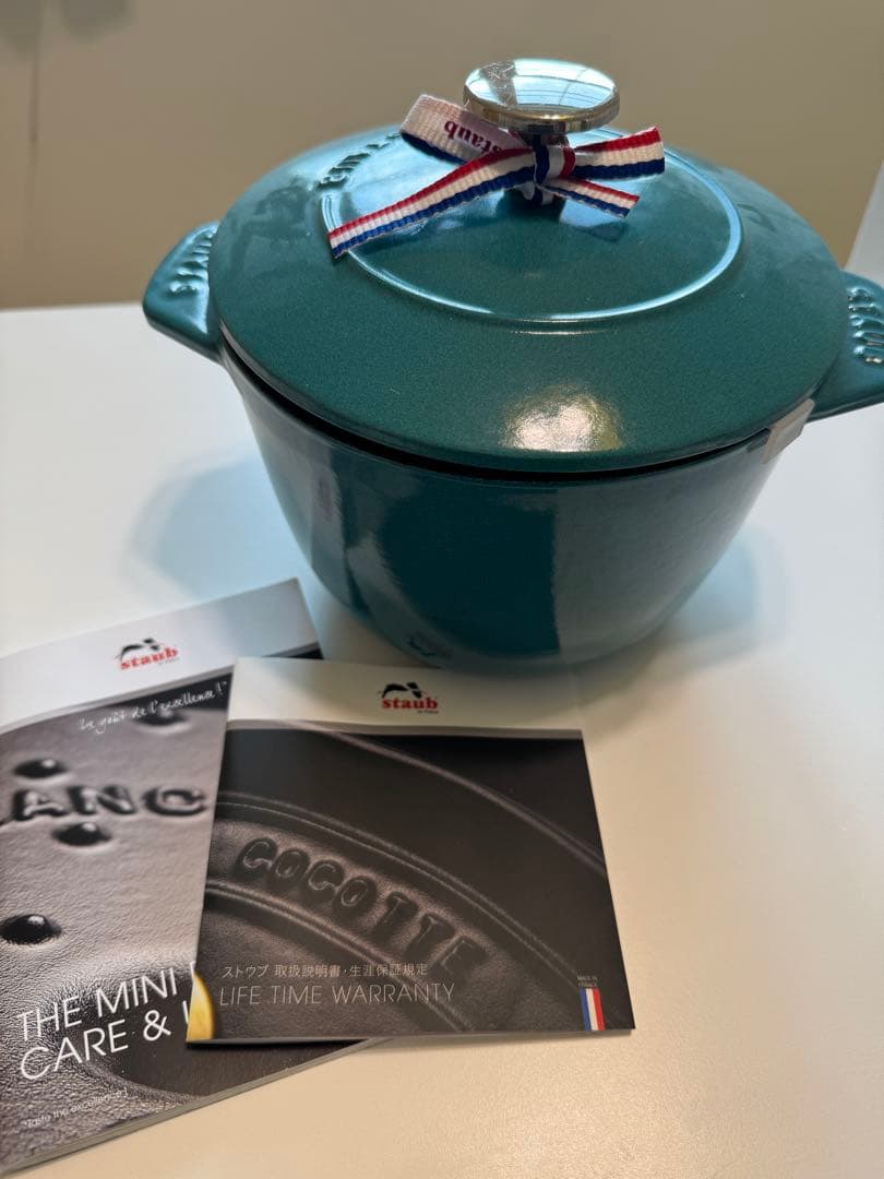 k*u様 staub ごはんココットM ミント 楽天市場】【箱傷み品】ストウブ ラ ココット デ ゴハン ミント M 16cm