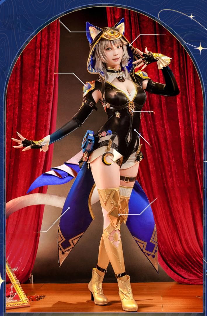 崩壊スターレイル 三分妄想 サフェル コスプレ衣装 ウィッグ 靴追可能