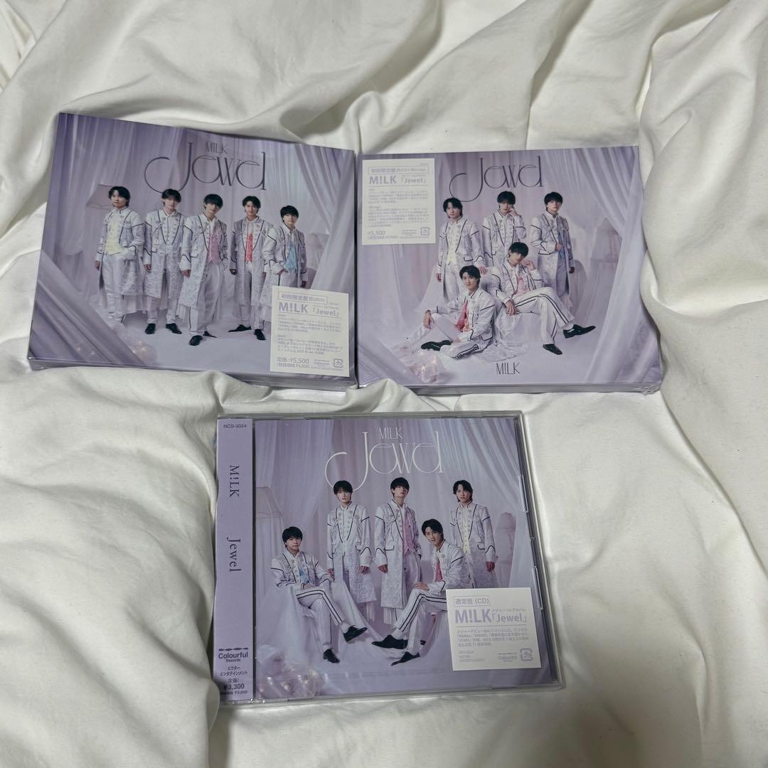 M!LK Jewel 初回限定盤A 初回限定盤B 通常版 3形態