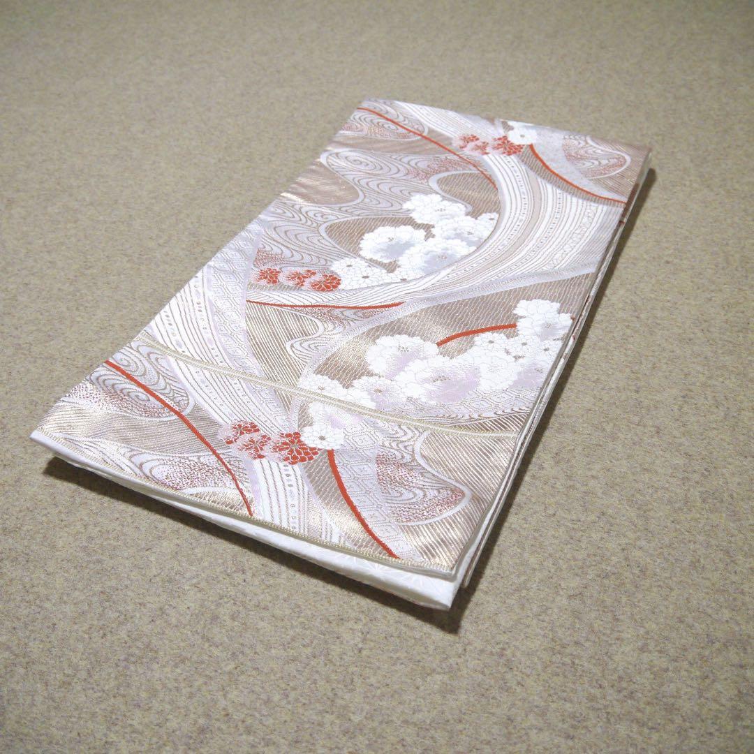 必見！早い者勝ち！！ 正絹 中古 西陣織 仕立て上がり袋帯☆240 - メルカリ