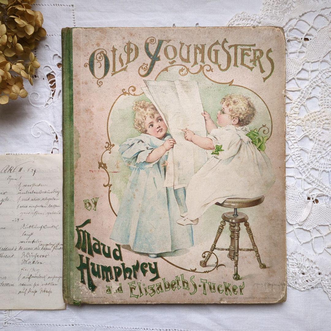 超稀少モードハンフリー 児童書 洋書古書 絵本 ヴンテージ ヴィクトリアン 稀少1931ヴンテージ絵本 アンティーク 洋書古書 ヴィクトリアン 児童書