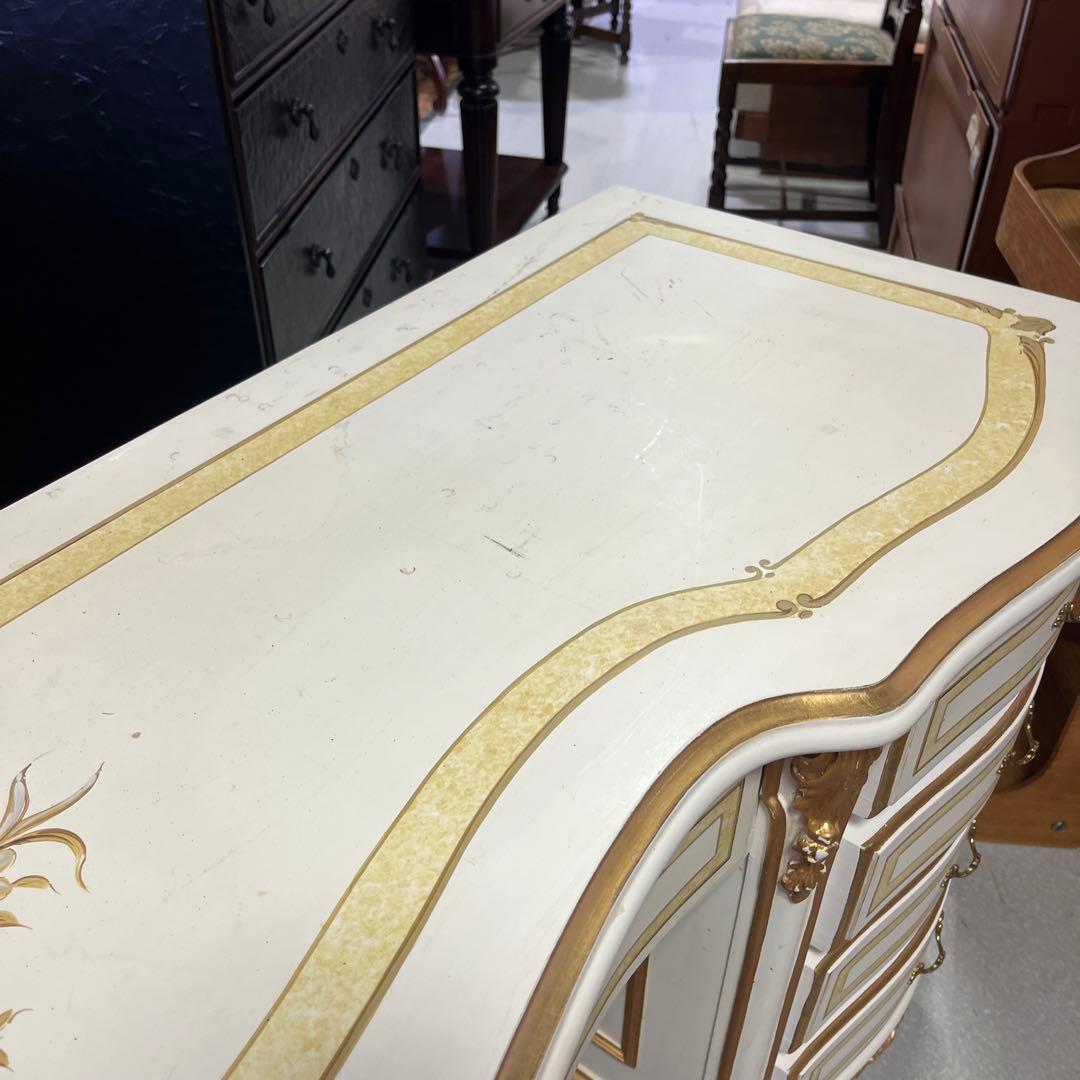 輸入家具】◇コンソールテーブル◇特大◇ロココ調◇猫脚◇◇Italy 【