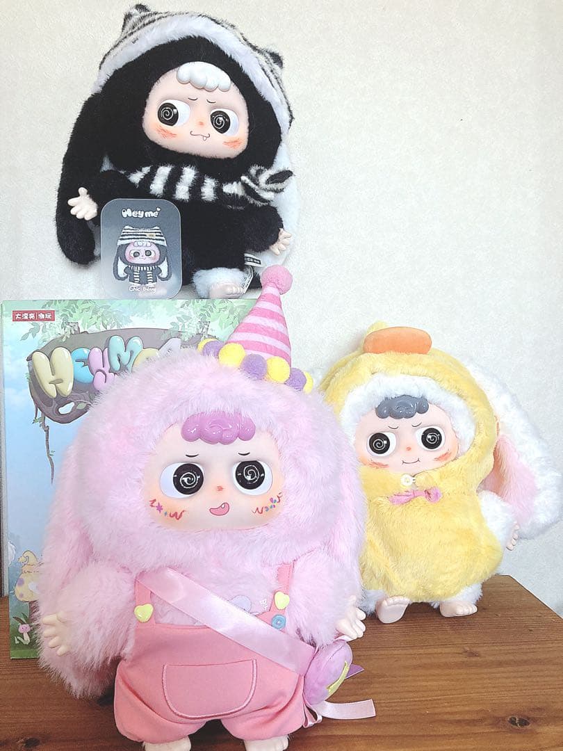 Heyme ヘイミー 3つセット　400% 人気 Heyme ヘイミー 400% ぬいぐるみ babythree うさぎ - メルカリ