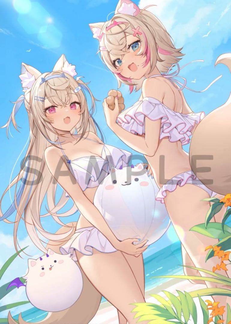 ホロライブ フワモコ FUWAMOCO タペストリー ホロライブEN Advent FUWAMOCO フワモコ B2タペストリー - メルカリ