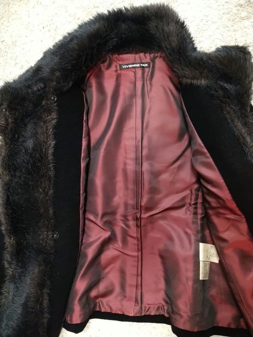 VIVIENNE TAM アンゴラ混 ショートコート サイズ1 - メルカリ