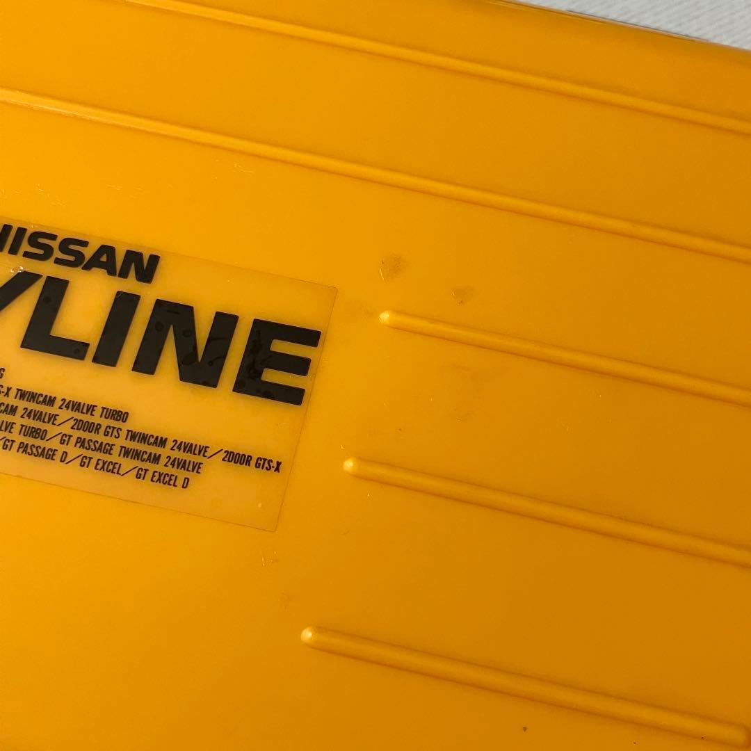 当時物】 日産 スカイライン ノベルティ プラ製 ケース 小物入れ