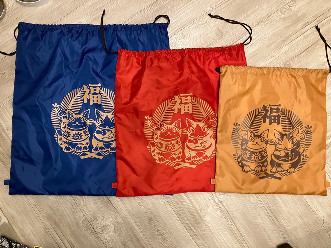 わちふぃーるど 猫のダヤン 2026年福袋 外袋3サイズまとめて お年玉