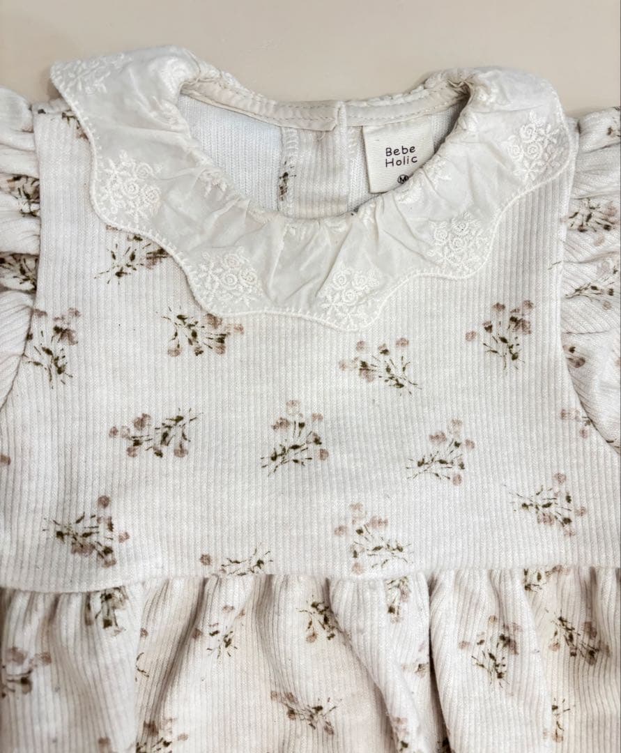 bebeHolic 花柄ロンパース 70～80 秋冬 - メルカリ