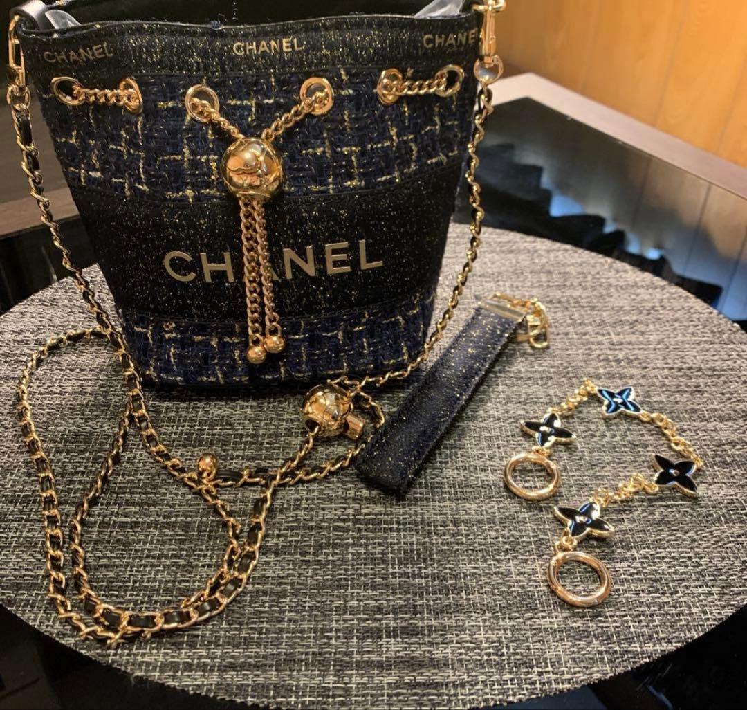 レア美品シャネルノベルティーショルダーバック - メルカリ