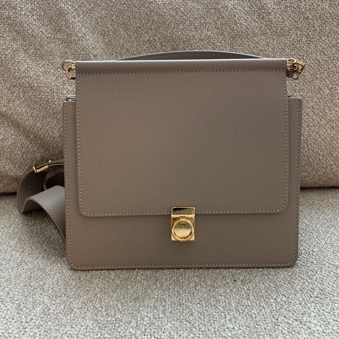 ポレーヌ　POLÈNE Numéro Sept ショルダーバッグ　トープ Polène | バッグ - Numéro Sept -トープ テクスチャード