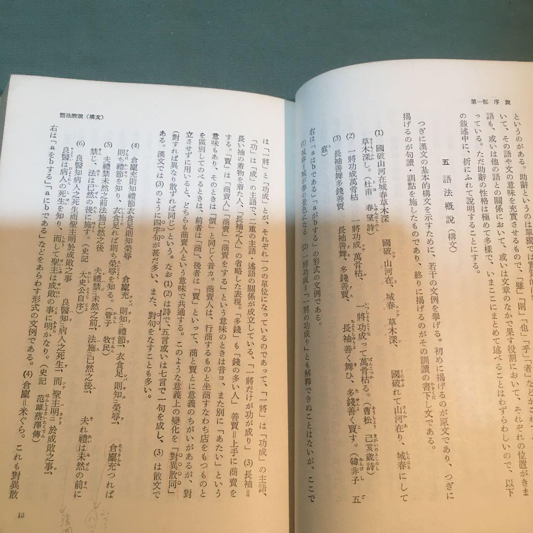 30-漢文入門 写真通りの日焼けとシミが見られます。
