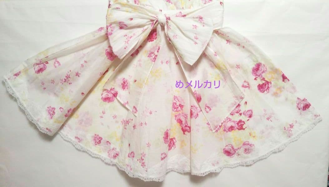 LIZ LISA リズリサ 花柄チュニック 花柄キャミソール タグ付 リボン①