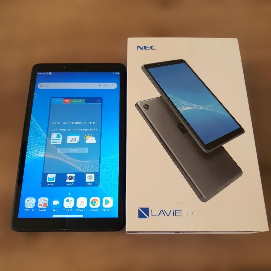 NEC LAVIE T7 T0755/CAS 7インチ Androidタブレット Androidタブレット LAVIE T7(T0755/CAS) アイアングレー PC-T0755CAS
