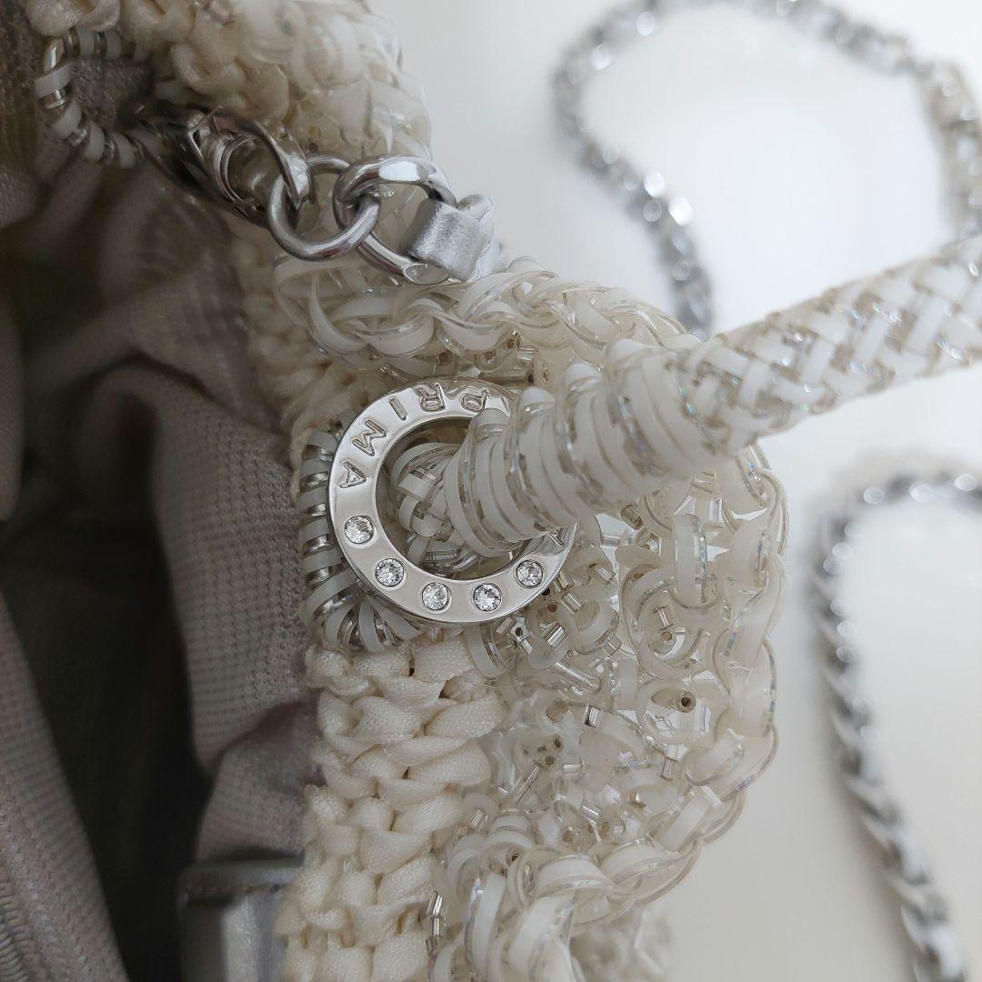 アンテプリマ ワイヤーグリッター 限定 オーロラホワイト バッグ なな