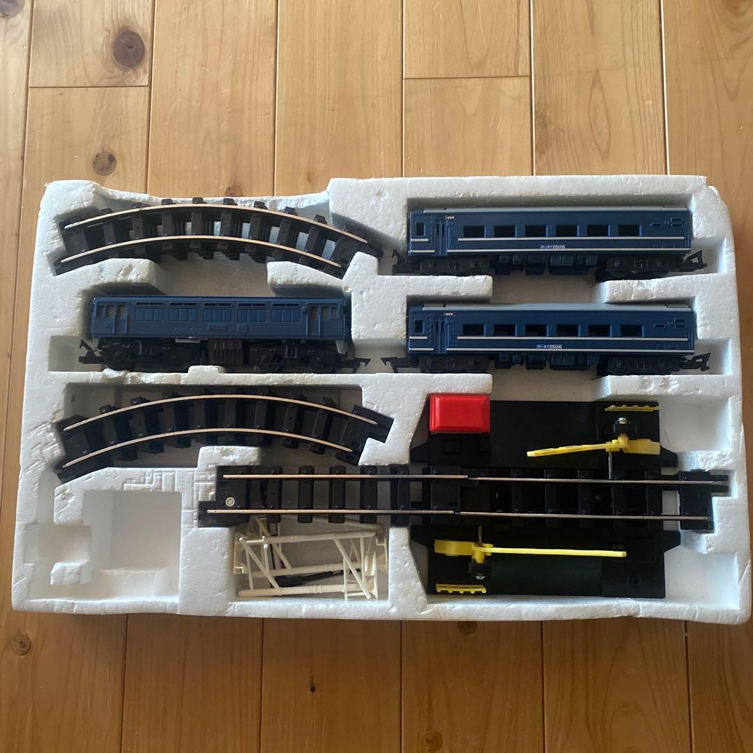 昭和レトロ トミー スーパーレール ブルートレインセット - メルカリ