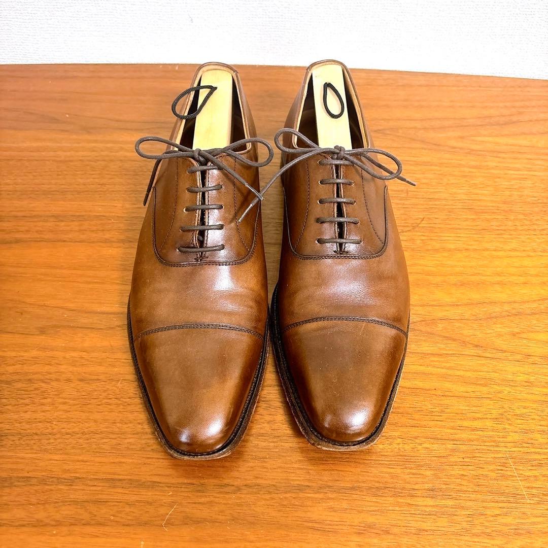 CROCKETT&JONES HALLAM ストレートチップ 7E ブラウン - メルカリ