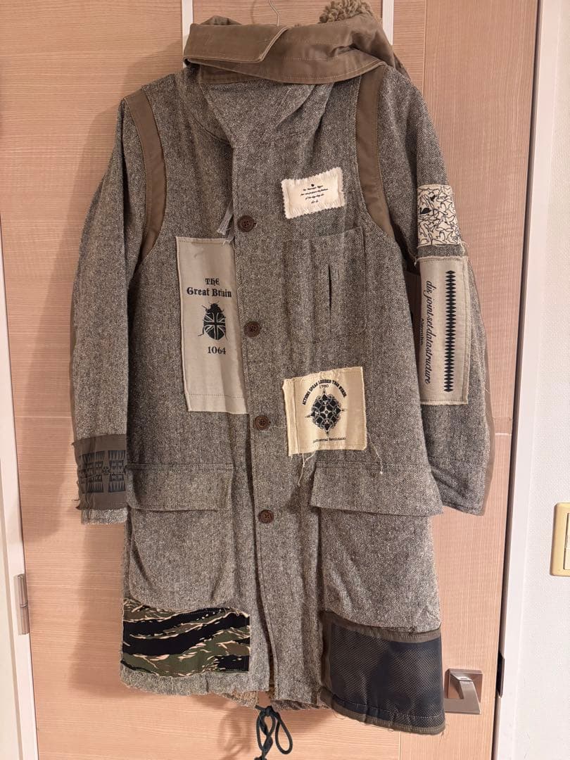 値下げ　パッチグラフモッズコート（And A × DO-LE PROJECT） And A（アンドエー）の「ネオパッチグラフモッズコート（And A × DO-LE