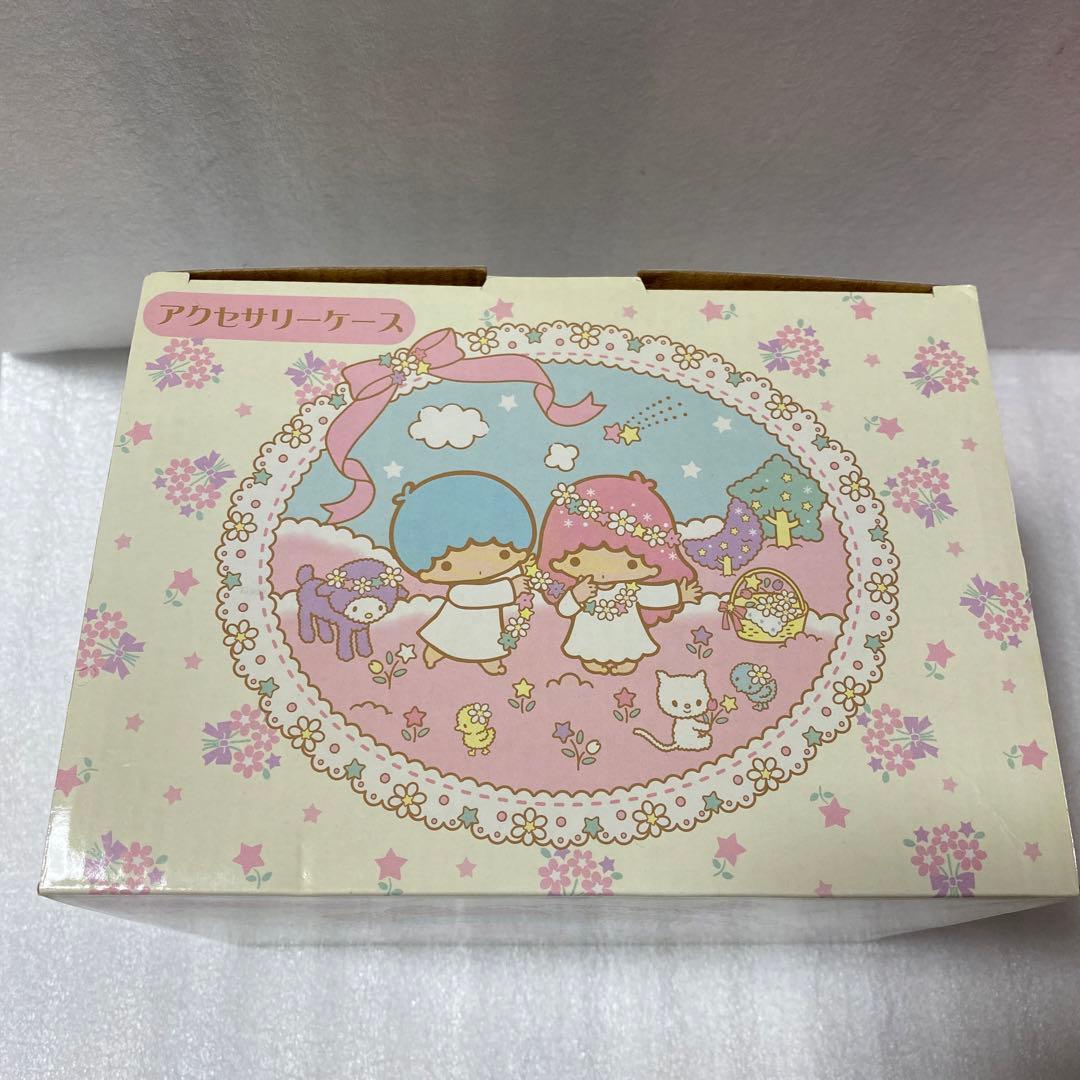 新品未使用 キキララ リトルツインスターズ 木製 チェスト