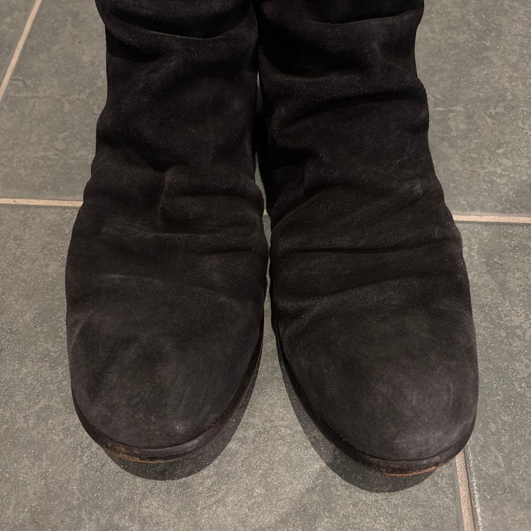nil admirari バックジップブーツ スウェード ブラック42 - メルカリ
