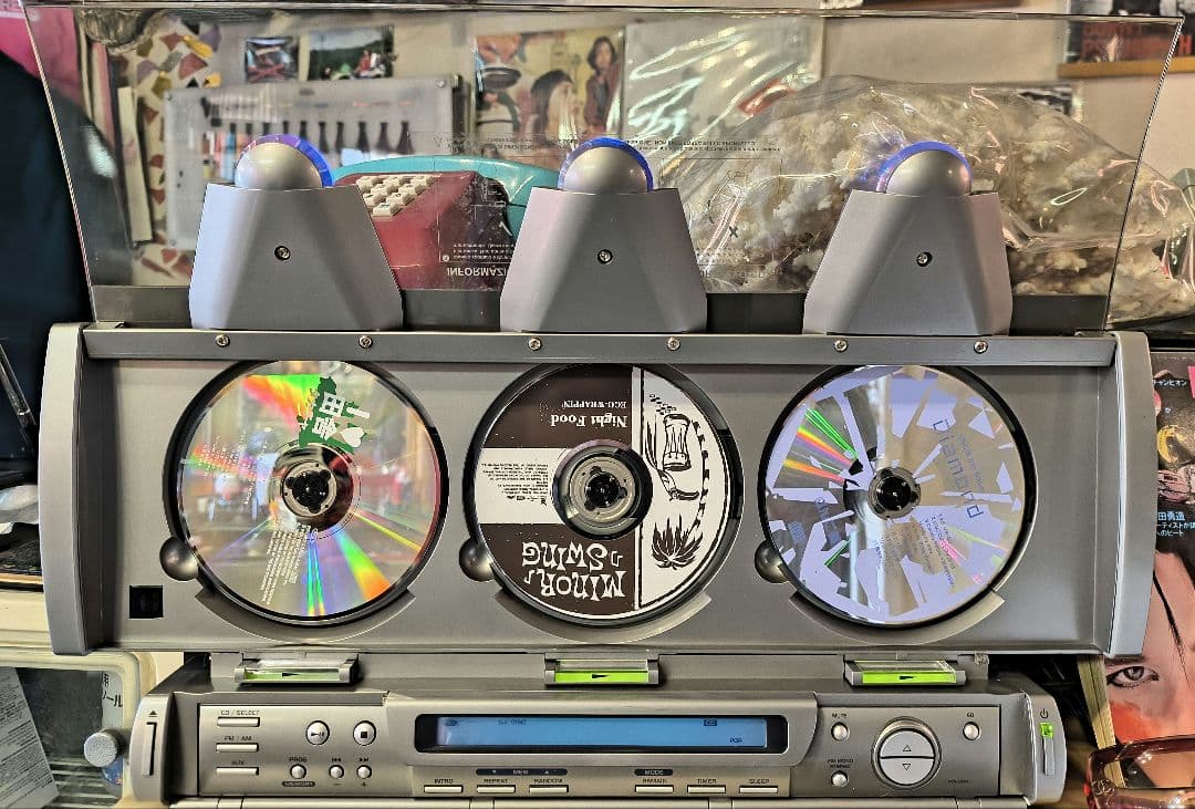 90年代 激レア！ネオクラ！お洒落！3連CDチェンジャーミニコンポ
