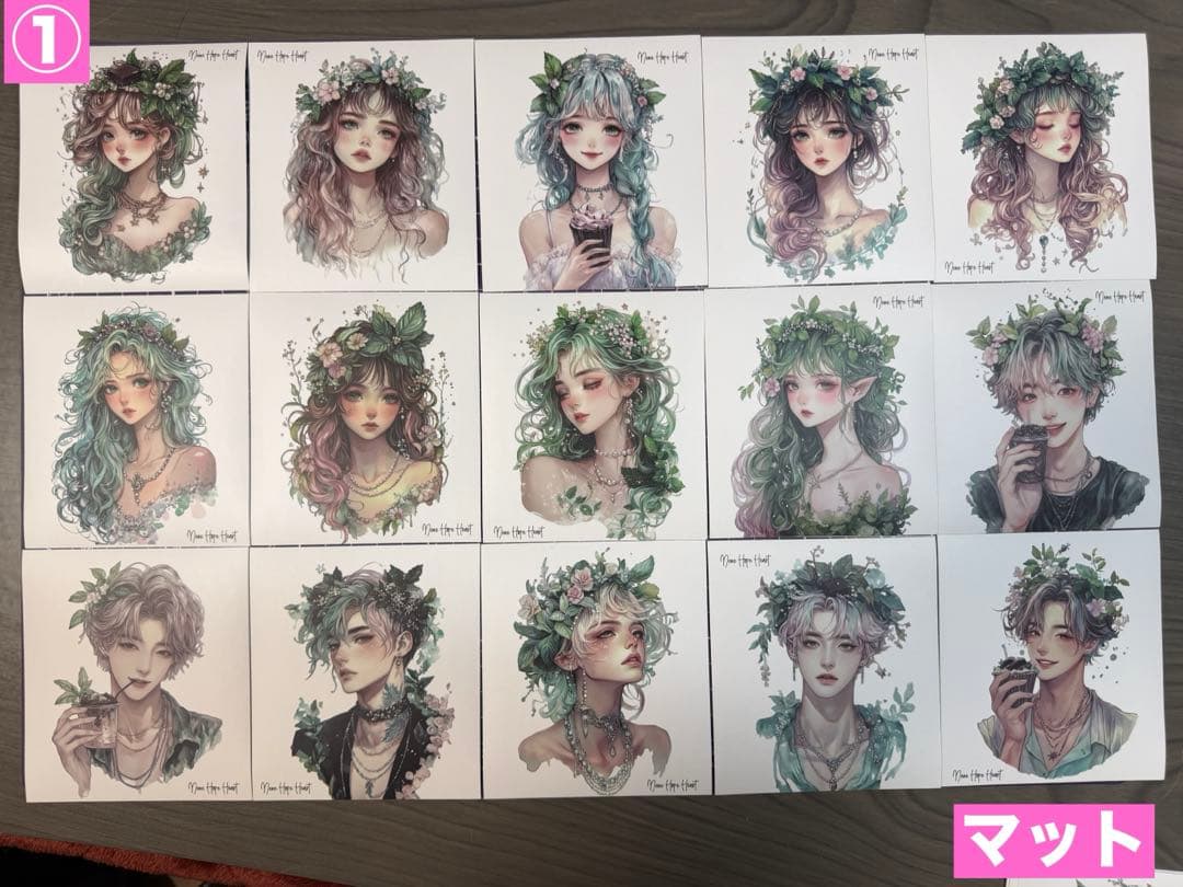 nene様 choco mint コラージュステッカー おすそ分け - メルカリ