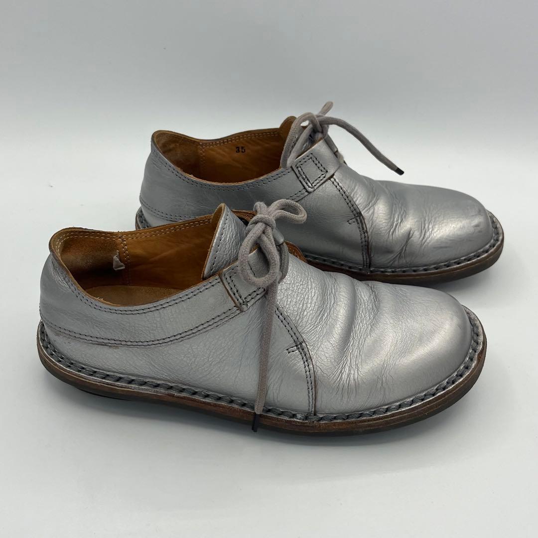 trippen トリッペン フラットシューズ シルバー 銀 35 - メルカリ