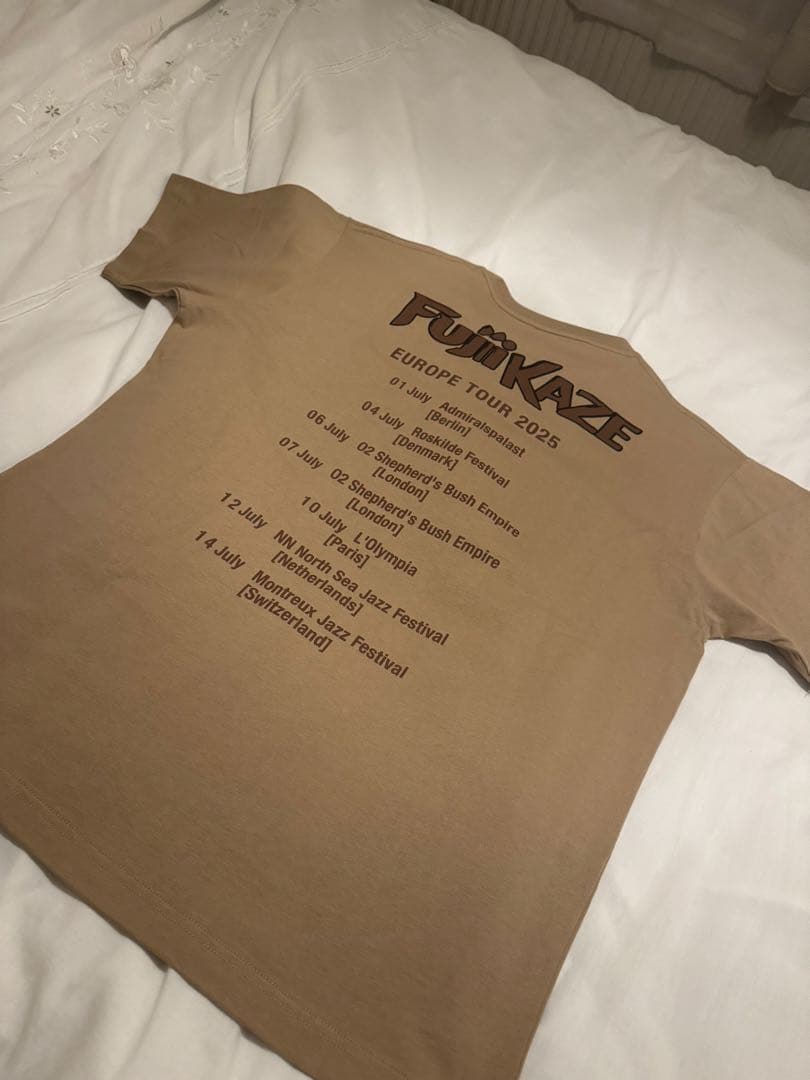 r*e様 藤井風 KAZE FUJII EUROPE TOUR 2025 限定T - メルカリ
