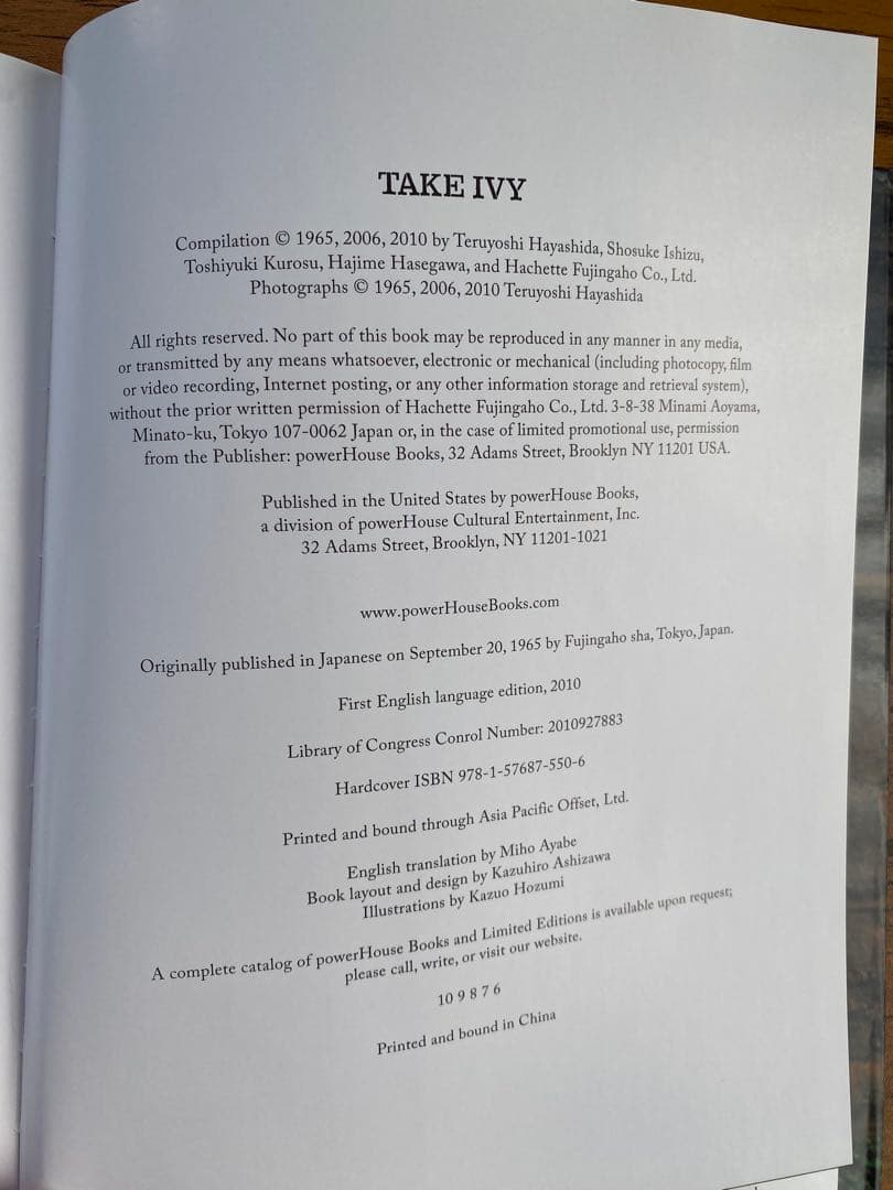 TAKE IVY テイクアイビー T.HAYASHIDA 写真集 英語版 - メルカリ