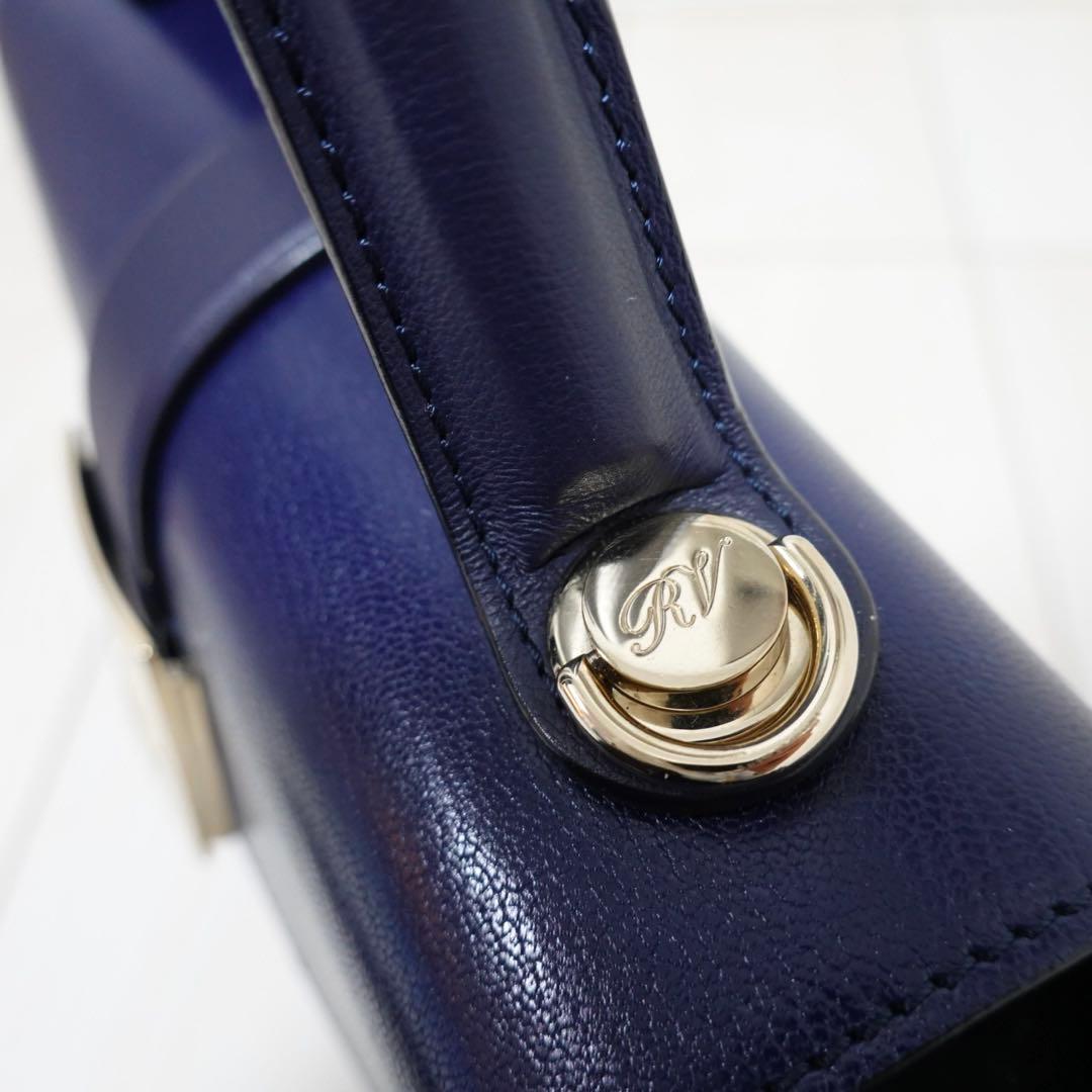 ロジェヴィヴィエ ボーヴィヴィエ ハンドバッグ ショルダーバッグ 紺
