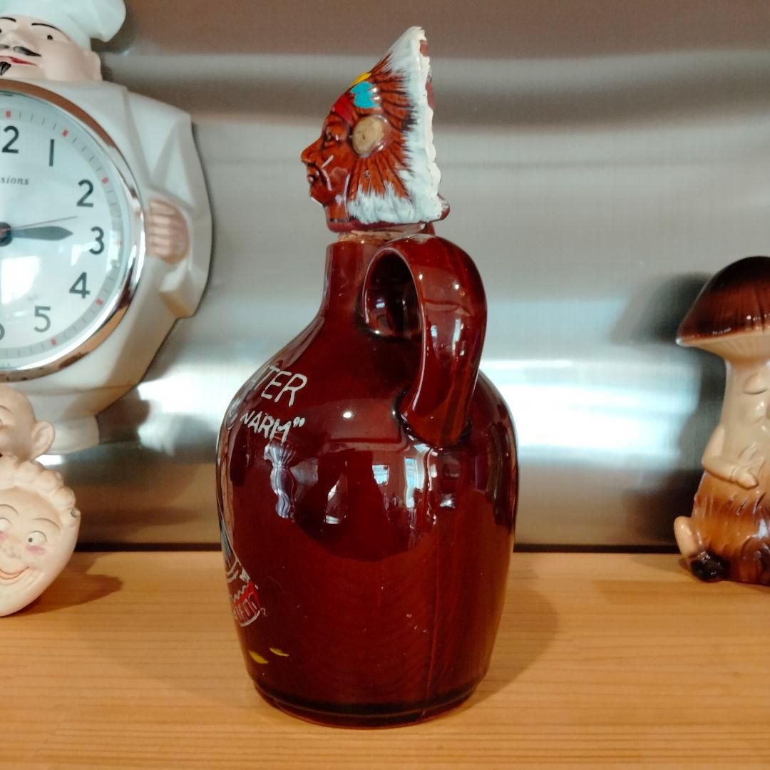 ビンテージ インディアン デカンタ 置物 ナバホ ハーレー 3