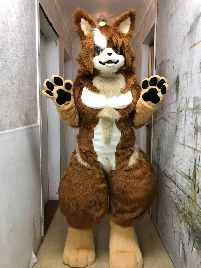 オオカミ ケモノ 着ぐるみ マスク コスプレ コスチューム 一式 - メルカリ