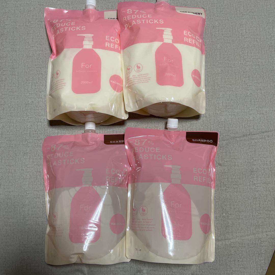 For オーセンティックシャンプー＆トリートメントセット2000ml各2袋 Soeff For 【シャンプー＆トリートメント】 | GOOD HAND GROUP