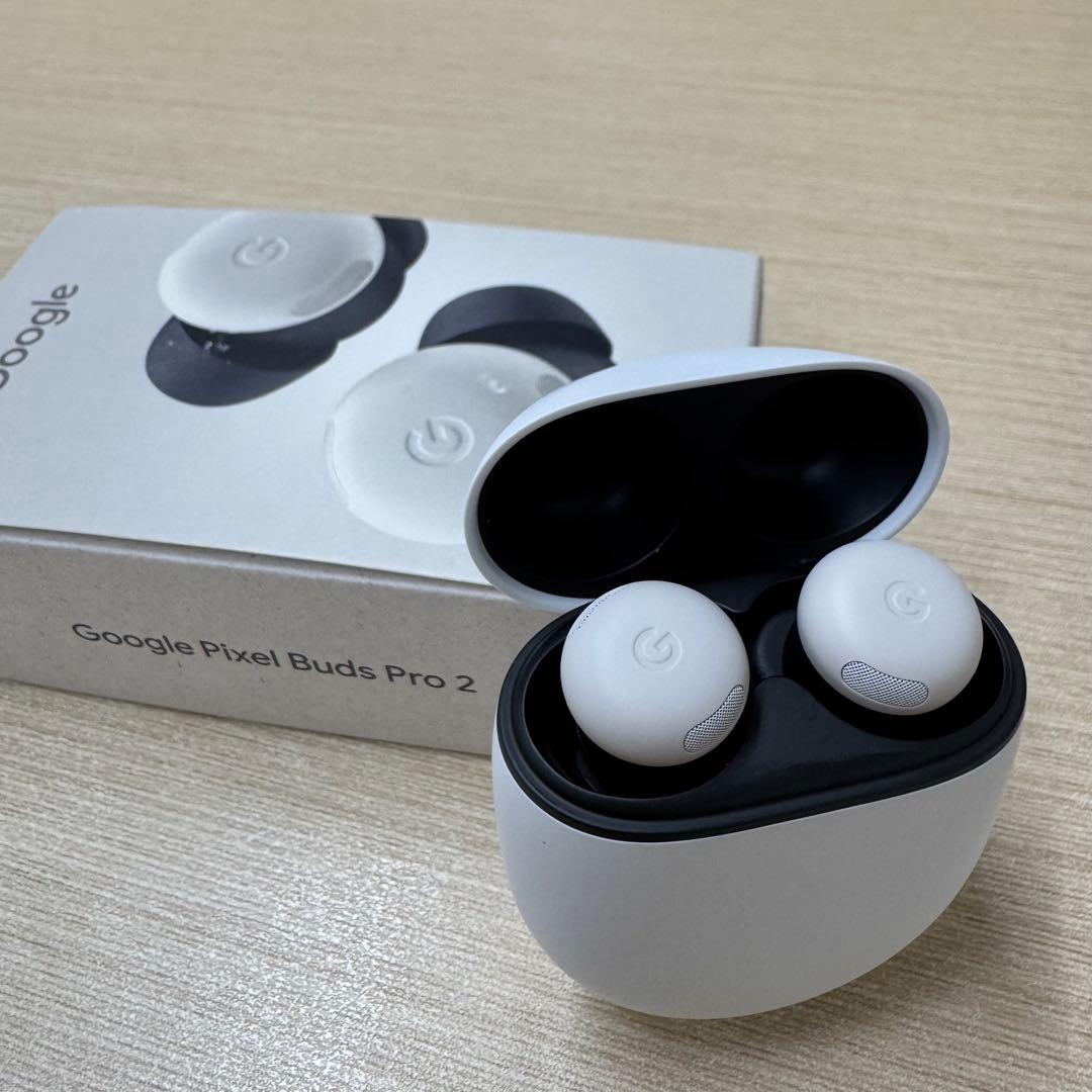 超美品 Google Pixel Buds Pro 2 白 porcelain Google Pixel Buds Pro 2(Porcelain)（GA05760）/Google| au Online