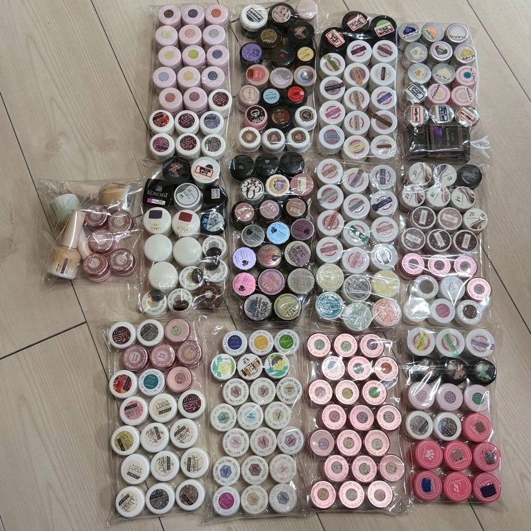 ネイル用ジェル詰め合わせ 全6色セット】Select color ミックスフルーツ つぶつぶがかわいい