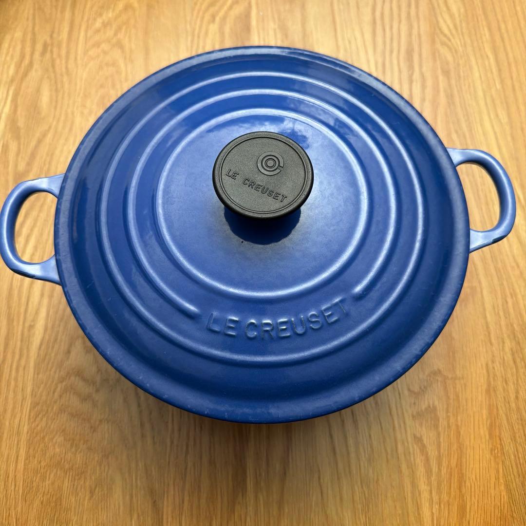 LE CREUSET（ル・クルーゼ） 両手鍋 24cm - メルカリ