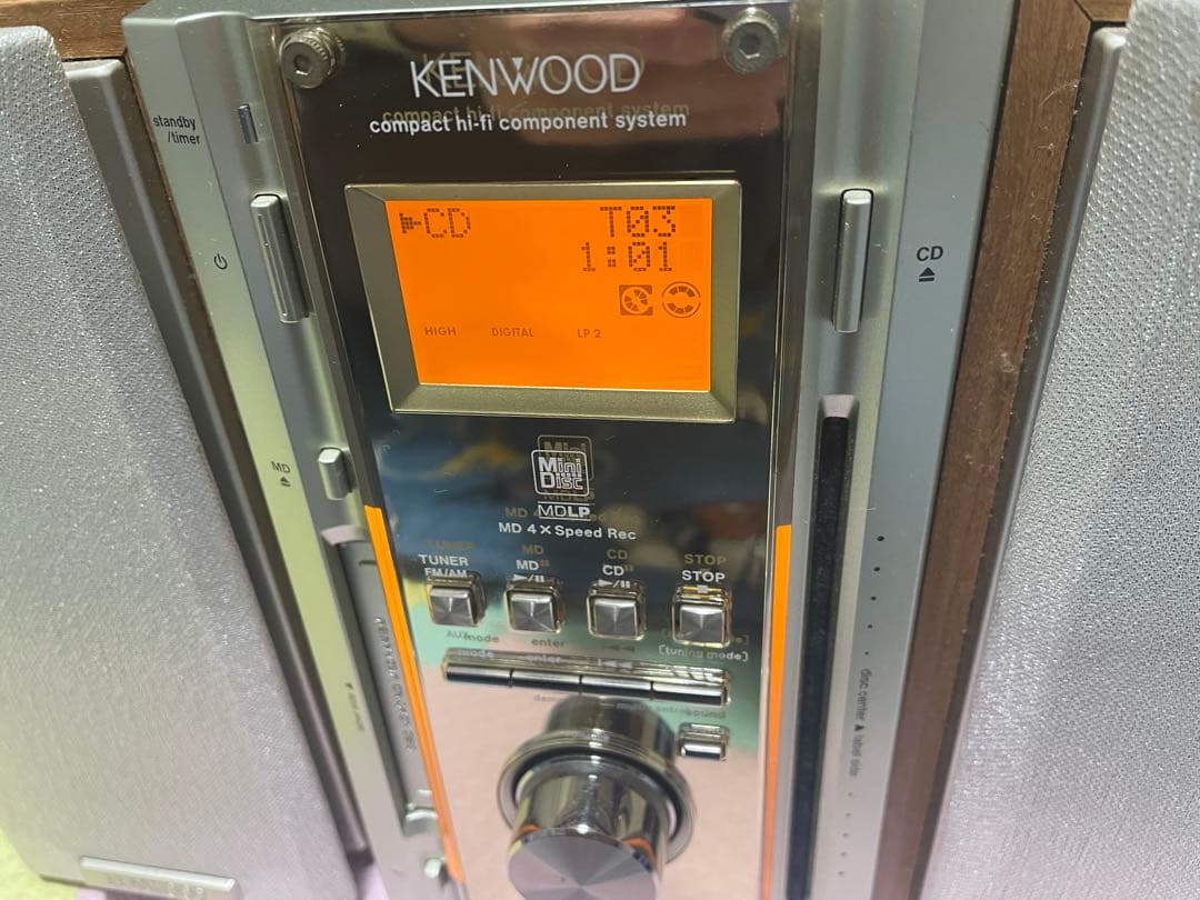 KENWOOD / RD-ES3MD （CD MDコンポ）動作確認済みリモコン付 - メルカリ