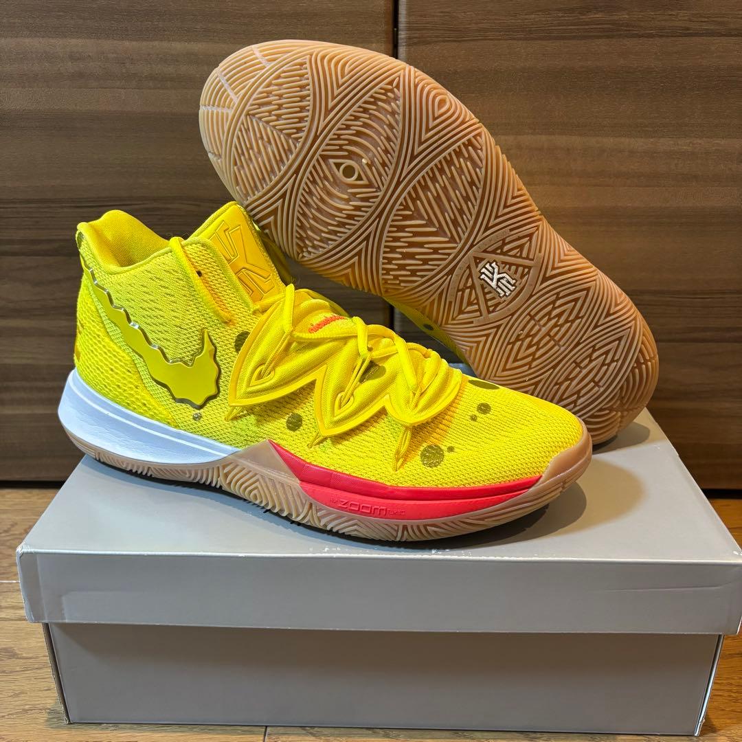 【激レア】Nike Kyrie 5 Spongebob US11 Size 11.5 - Nike SpongeBob SquarePants x Kyrie 5 EP Pineapple