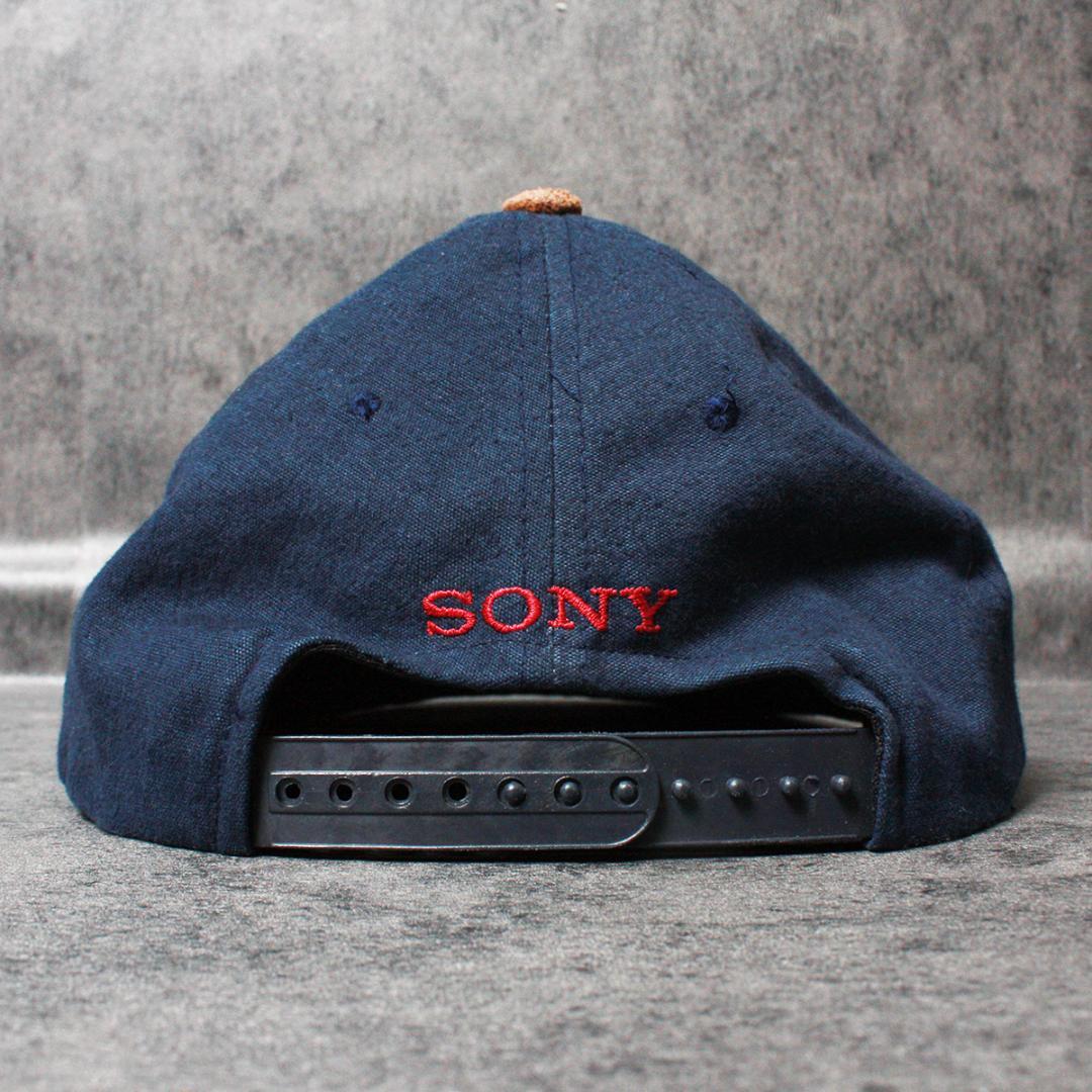 SONY ソニー Discman ディスクマン キャップ ネイビー - メルカリ