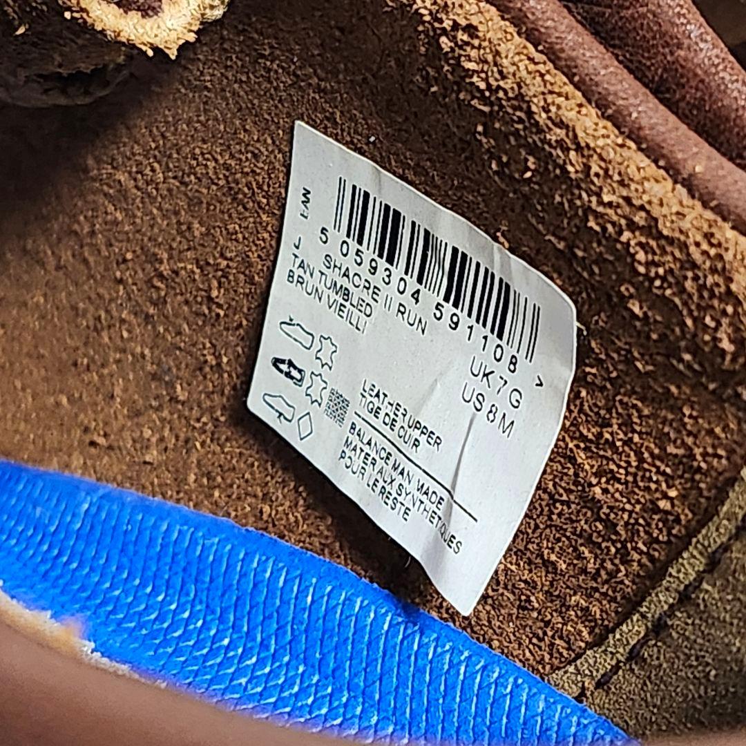 【 Clarks レザーシューズ✨】 ワラビー モカシン ブラウン 25.5cm