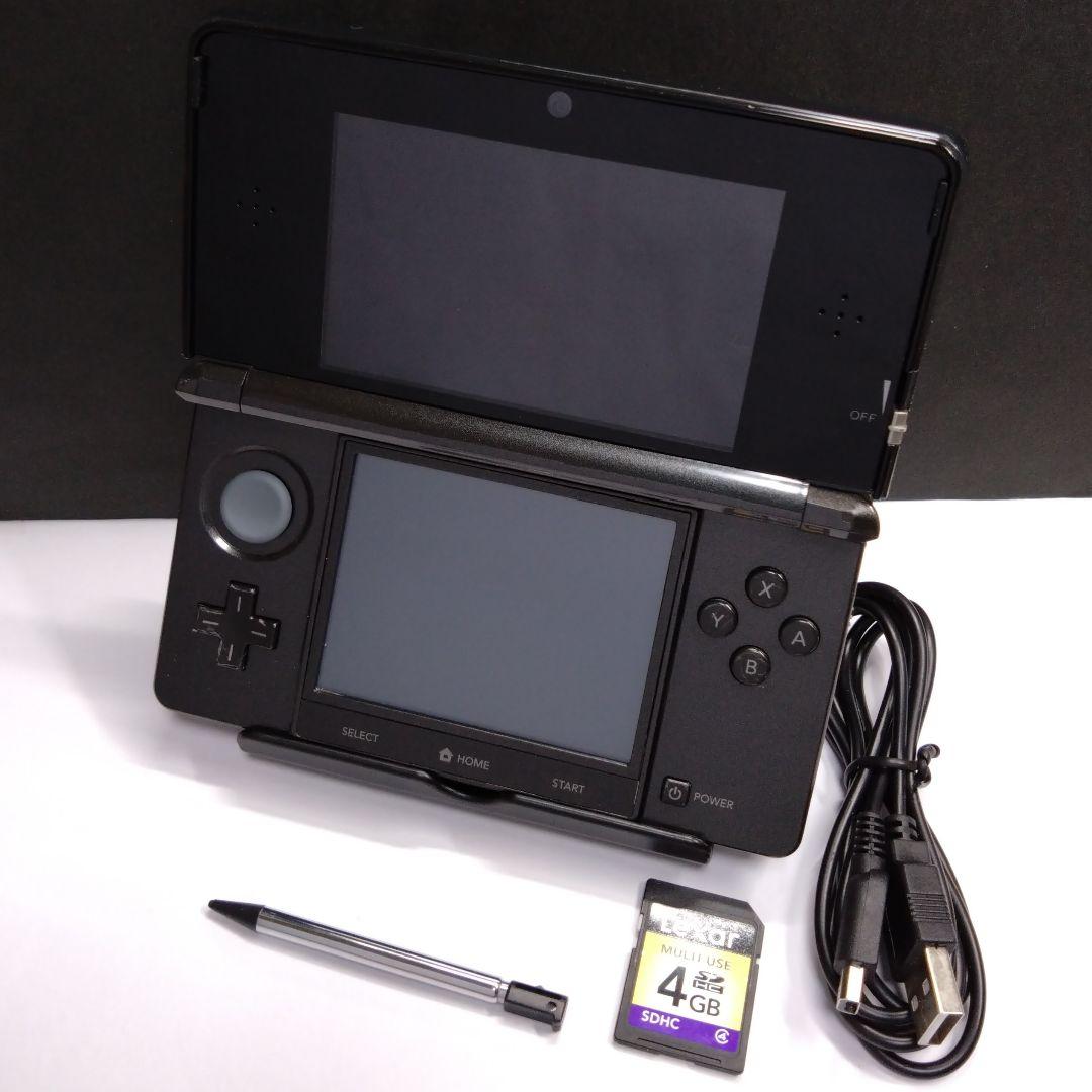 ニンテンドー 3DS 黒 コスモブラック 本体 付属品 任天堂 572 - メルカリ