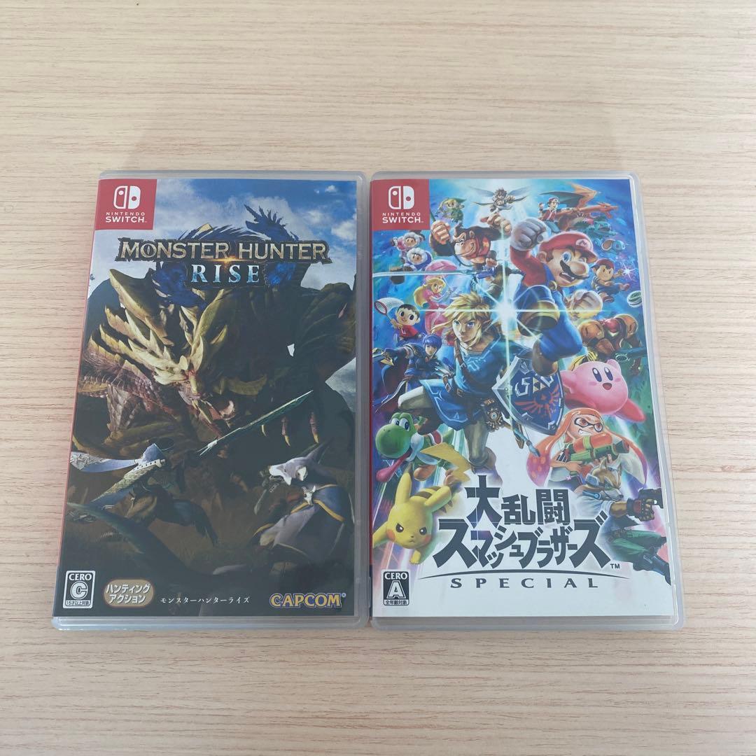 Nintendo Switch ソフト モンハン、スマブラ - メルカリ