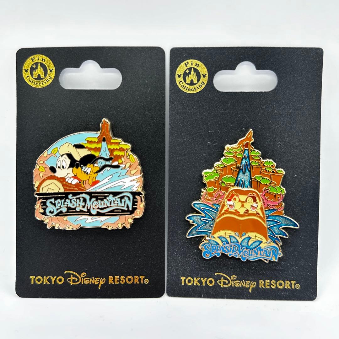 ディズニー ピンバッジ スプラッシュマウンテン 2種 - メルカリ