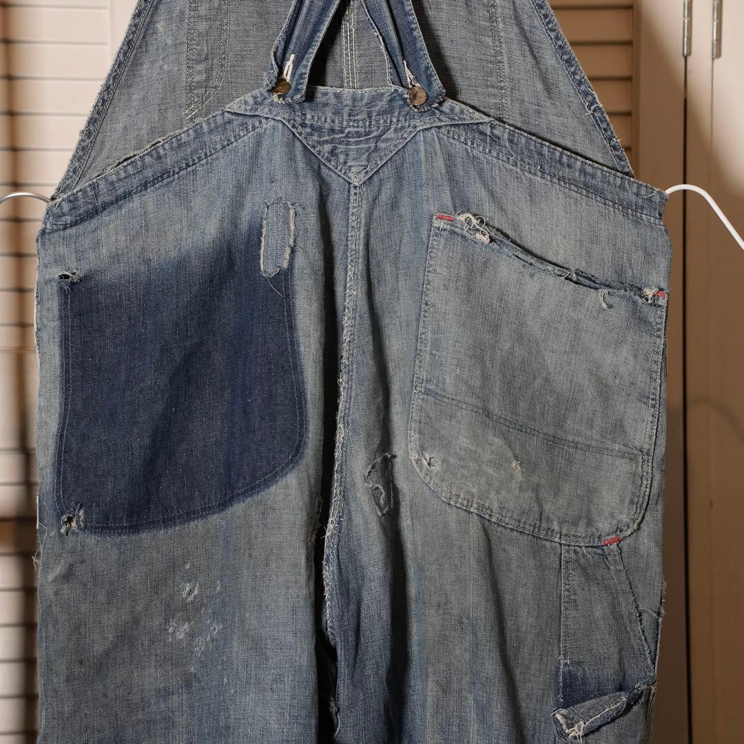 Special】【40's】 デニム オーバーオール BLUE BELL 【Special